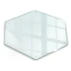 New Tulup Schneidebrett Transparente Schneidebrett 40x34 cm Sechseckiges Schneidebrett Küchen Schneidebrett Glas