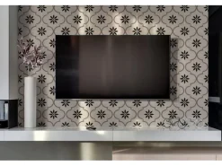 Küchenrückwände<Tulup Wandpaneel Arabisches Blumenmuster Wandverkleidung Paneel 100x50 cm PVC Wandpaneel Dekorpaneel