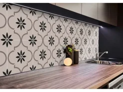 Küchenrückwände<Tulup Wandpaneel Arabisches Blumenmuster Wandverkleidung Paneel 100x50 cm PVC Wandpaneel Dekorpaneel