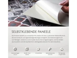 Tulup Wandpaneel Betonstruktur Wandverkleidung Kunststoff 100x50 cm Vinyl Wandverkleidung Selbstklebend Wandverkleidung Modern< Küchenrückwände