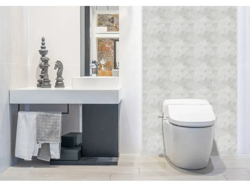 Clearance Tulup Wandpaneel Betonstruktur Vinyl Wandverkleidung Selbstklebend 100x50 cm Wandverkleidung Modern Wandverkleidung Paneel