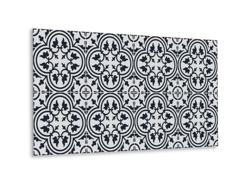Tulup Wandpaneel Blumenmotive Wandverkleidung Kunststoff 100x50 cm Vinyl Wandverkleidung Selbstklebend Wandverkleidung Modern< Küchenrückwände