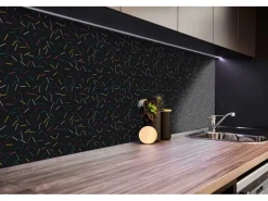 Tulup Wandpaneel Farbige Linien Wandpaneel Selbstklebend 100x50 cm Wandverkleidung Innen Vinyl Wandverkleidung Selbstklebend< Küchenrückwände