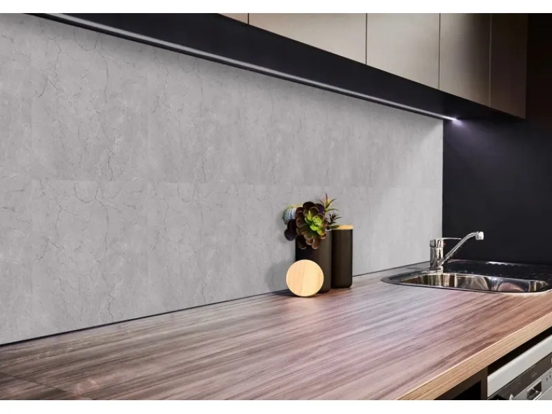 Clearance Tulup Wandpaneel Gerissener Beton PVC Wandpaneel 100x50 cm Dekorpaneel Wandverkleidung Selbstklebend