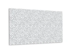 Tulup Wandpaneel Graues Mosaik Wandverkleidung Paneel 100x50 cm PVC Wandpaneel Wandverkleidung Innen< Küchenrückwände