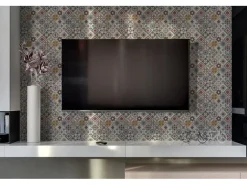 Küchenrückwände<Tulup Wandpaneel Türkisches Patchwork Vinyl Wandverkleidung Selbstklebend 100x50 cm Wandverkleidung Modern Dekorpaneel