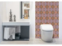 Tulup Wandpaneel Wunderschönes Mandala Wandverkleidung Selbstklebend 100x50 cm Wandverkleidung Kunststoff Wandverkleidung Paneel< Küchenrückwände