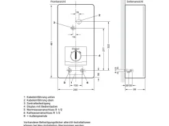 Vaillant Durchlauferhitzer<Durchlauferhitzer VEDE18/8PRO Elektronisch 18 kW