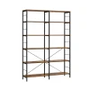Vasagle Bücherregal 9 Fächern 30 cm x 120 cm x 175,2 cm Braun-Schwarz< Küchenregale