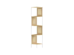 Outlet Vasagle Eckregal 5 Ebenen 31,9 cm x 31,9 cm x 156,4 cm Eichenbeige
