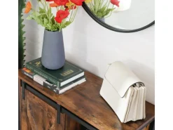 Vasagle Küchenschrank 70 cm x 30 cm x 80 cm Braun-Schwarz< Küchenregale|Kühlschränke