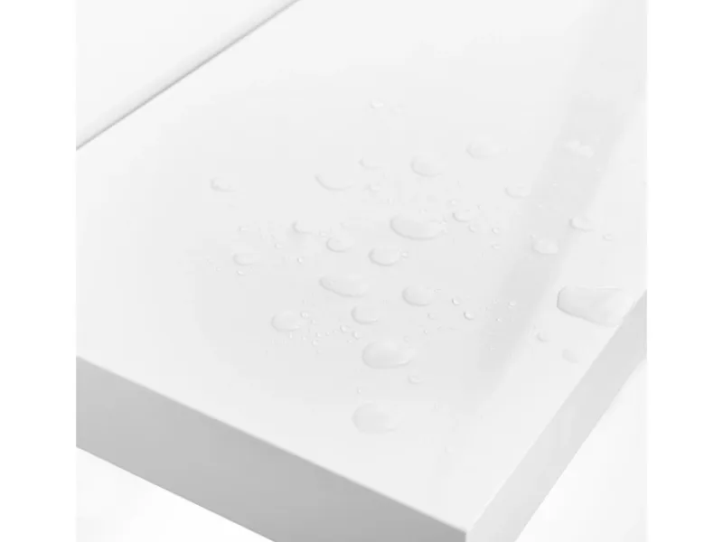Küchenregale<Vasagle Wandboard 80 cm x 20 cm x 3,8 cm Weiß