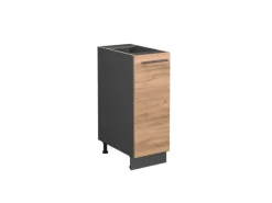 Vicco Apothekerschrank Fame-Line Goldkraft /Anthrazit 30 cm ohne Arbeitsplatte< Küchenschränke