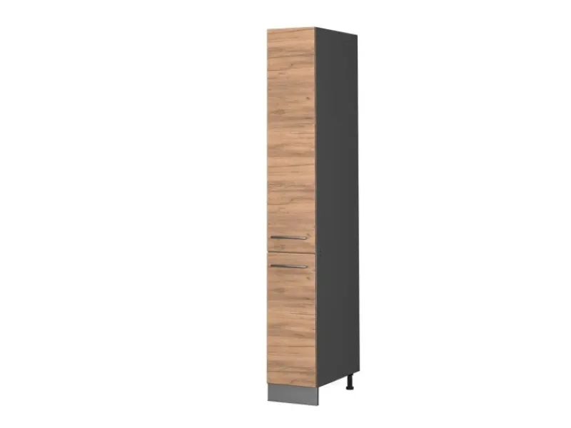 Best Vicco Apothekerschrank Fame-Line Medizinschrank für die Küche Goldkraft /Anthrazit 30 cm Eiche