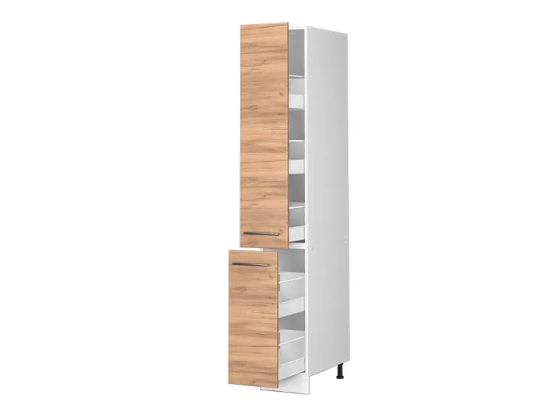 Küchenschränke<Vicco Apothekerschrank Fame-Line Medizinschrank für die Küche Goldkraft /Weiß 30 cm
