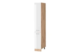 Vicco Apothekerschrank R-Line Medizinschrank für die Küche Hochglanz/Goldkraft Eiche 30 cm< Küchenschränke