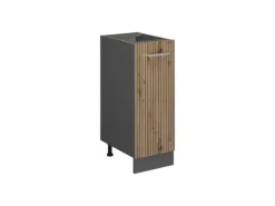 Vicco Apothekerschrank R-Line Artisan-Eiche/Anthrazit 30 cm ohne Arbeitsplatte< Küchenschränke