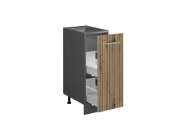 Vicco Apothekerschrank R-Line Artisan-Eiche/Anthrazit 30 cm ohne Arbeitsplatte< Küchenschränke