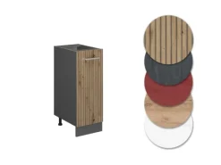 Vicco Apothekerschrank R-Line Artisan-Eiche/Anthrazit 30 cm ohne Arbeitsplatte< Küchenschränke