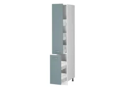 Vicco Apothekerschrank R-Line Medizinschrank für die Küche Blau-Grau/Weiß 30 cm< Küchenschränke