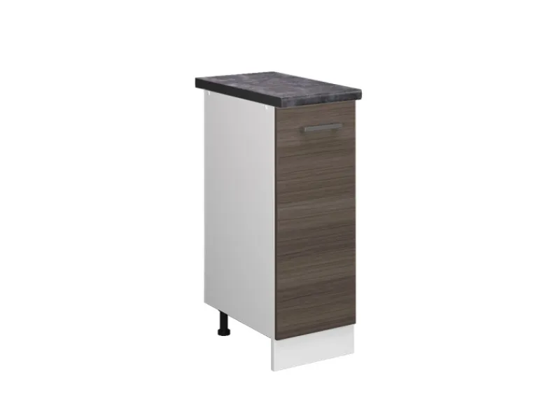 Vicco Apothekerschrank R-Line Medizinschrank für die Küche Grau/Weiß 30 cm AP Anthrazit< Küchenschränke