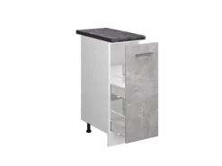 Küchenschränke<Vicco Apothekerschrank R-Line Medizinschrank für die Küche /Weiß 30 cm AP Anthrazit
