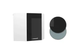 Küchenschränke<Vicco Eckhängeschrank R-Line Küchen-Eckschrank Schwarz Hochglanz/Weiß 57 cm