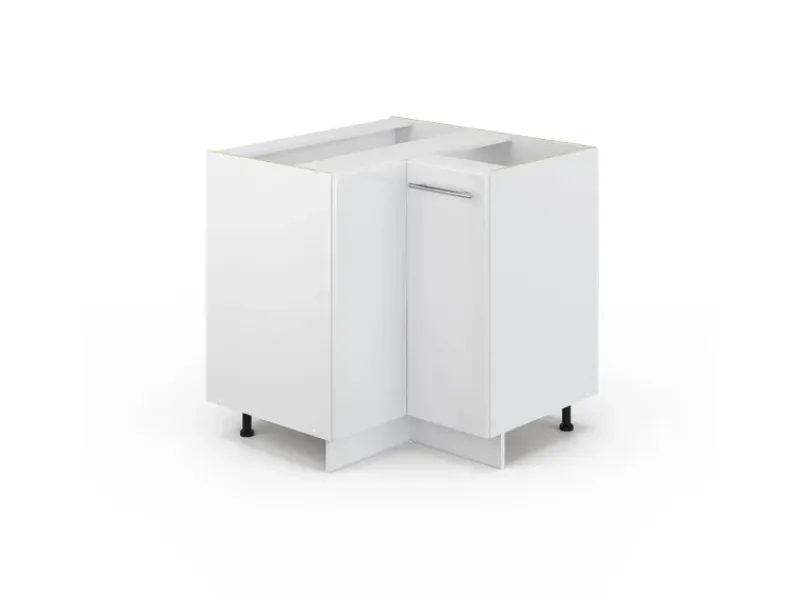 Vicco Eckunterschrank Fame-Line Hochglanz/ 81 cm ohne Arbeitsplatte< Küchenregale|Küchenschränke
