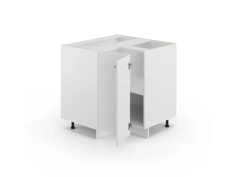 Vicco Eckunterschrank Fame-Line Hochglanz/ 81 cm ohne Arbeitsplatte< Küchenregale|Küchenschränke