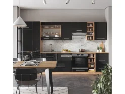 Vicco Fame-Line Küchenschränke /Goldkraft Eiche 355 cm ohne Arbeitsplatte ohne E-Geräte< Einbauküchen