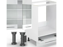 Vicco Fame-Line Küchenzeile Hochglanz/ 355 cm ohne Arbeitsplatte ohne E-Geräte< Einbauküchen