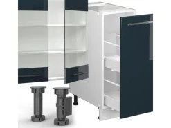 Vicco Fame-Line Küchenzeile Hochglanz/Weiß 280 cm ohne Arbeitsplatte ohne E-Geräte< Single-Küchen|Pantryküchen