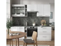 Einbauküchen<Vicco Fame-Line Küchenzeile Hochglanz/ 235 cm ohne Arbeitsplatte ohne E-Geräte