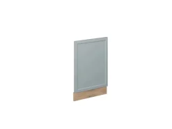 Outlet Vicco Frontblende Fame-Line Hellblau-grau 45 cm ohne Arbeitsplatte mit Goldkraft Eiche Korpus Hellblaugrau