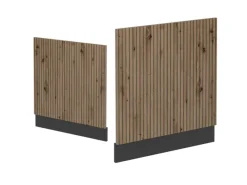 Küchenschränke<Vicco Frontblende R-Line Artisan-Eiche/Anthrazit 45 cm ohne Arbeitsplatte mit Anthrazit Korpus