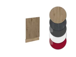 Vicco Frontblende R-Line Artisan-Eiche/Goldkraft Eiche 45 cm ohne Arbeitsplatte mit Goldkraft Eiche Korpus< Einbauküchen