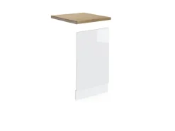 Vicco Frontblende R-Line Geschirrspüler Fronttür Hochglanz/ 45 cm AP Eiche< Einbauküchen