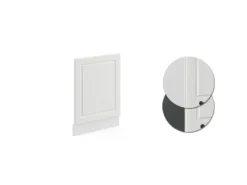 Einbauküchen<Vicco Frontblende R-Line Geschirrspüler Fronttür Landhaus/ 45 cm ohne Arbeitsplatte