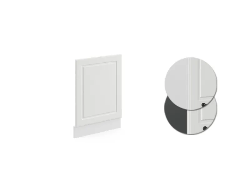 Einbauküchen<Vicco Frontblende R-Line Geschirrspüler Fronttür Landhaus/ 45 cm ohne Arbeitsplatte