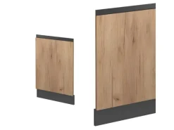 Einbauküchen|Küchenschränke<Vicco Frontblende R-Line Goldkraft /Anthrazit 45 cm J-Shape ohne Arbeitsplatte