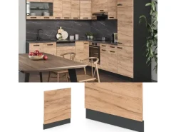 Vicco Frontblende R-Line Goldkraft /Anthrazit 60 cm ohne Arbeitsplatte< Einbauküchen