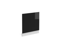 Vicco Frontblende R-Line Schwarz Hochglanz/Weiß 60 cm ohne Arbeitsplatte< Einbauküchen