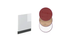Einbauküchen<Vicco Frontblende R-Line Hochglanz/Anthrazit 60 cm ohne Arbeitsplatte