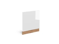 Online Vicco Frontblende R-Line Hochglanz/Goldkraft Eiche 60 cm ohne Arbeitsplatte Weiß