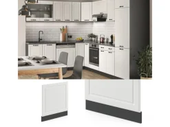 Hot Vicco Frontblende R-Line Landhaus/Anthrazit 60 cm ohne Arbeitsplatte Weiß