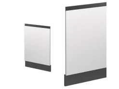 Einbauküchen<Vicco Frontblende R-Line /Anthrazit 45 cm J-Shape ohne Arbeitsplatte