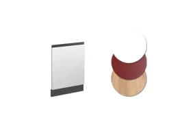 Einbauküchen<Vicco Frontblende R-Line /Anthrazit 45 cm J-Shape ohne Arbeitsplatte