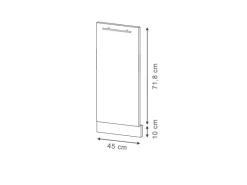 Vicco Geschirrspülblende Fame-Line Goldkraft 45 cm ohne Arbeitsplatte< Einbauküchen