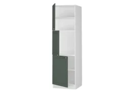 Vicco Herdumbauschrank Fame-Line Herdschrank Grün-Gold Landhaus/Weiß 60 cm< Herde