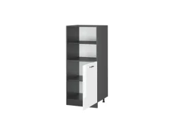 Vicco Herdumbauschrank R-Line Herdschrank Hochglanz/Anthrazit 60 cm< Kücheninseln|Küchenschränke